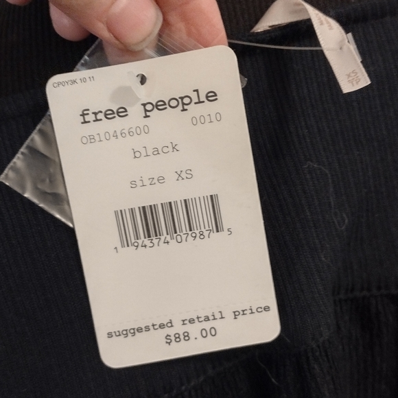 💜5/$25.00💜Free People Long Sleeve Devin Top. New - Picture 9 of 10